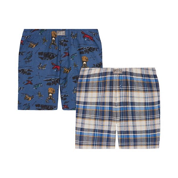Men's Eddie Bauer 2pack Flannel Pajama Shorts
