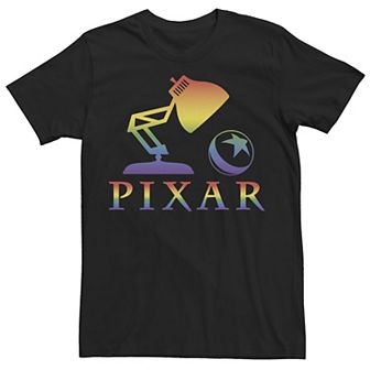 Men's Disney Pixar Logo Rainbow Tee