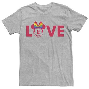 Disney's Minnie Rainbow Love Men's Tee
