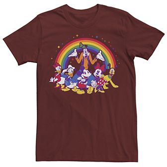 Disney's Mickey Group Rainbow Men's Tee