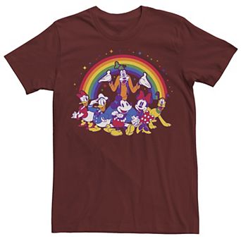Disney's Mickey Group Rainbow Men's Tee