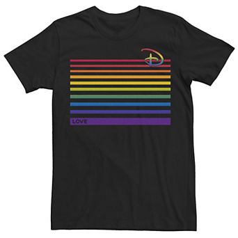 Disney's Stripe Love Rainbow Men's Tee