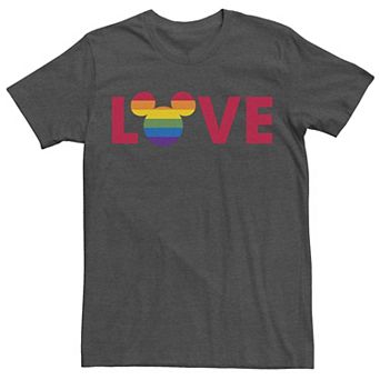 Disney's Mickey Ears Logo Rainbow Men's Tee