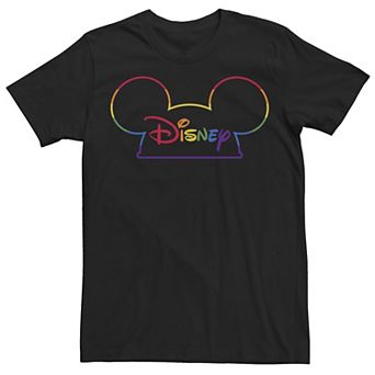 Disney's Rainbow Mouse Ears Men's Tee