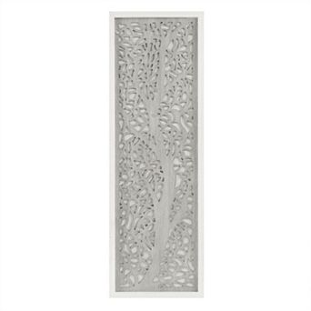 Madison Park Laurel Tree Laser Cut Panel Wall Decor