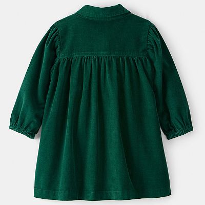 Baby Girl Carter's Long Sleeve Corduroy Dress