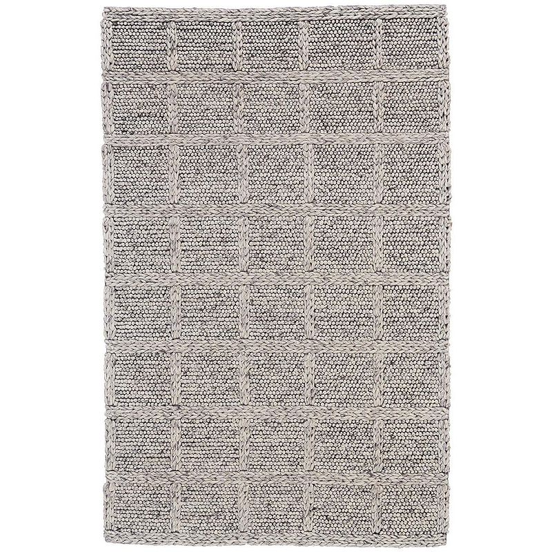 Weave & Wander Genet Beige Rug, Beig/Green, 5X8 Ft