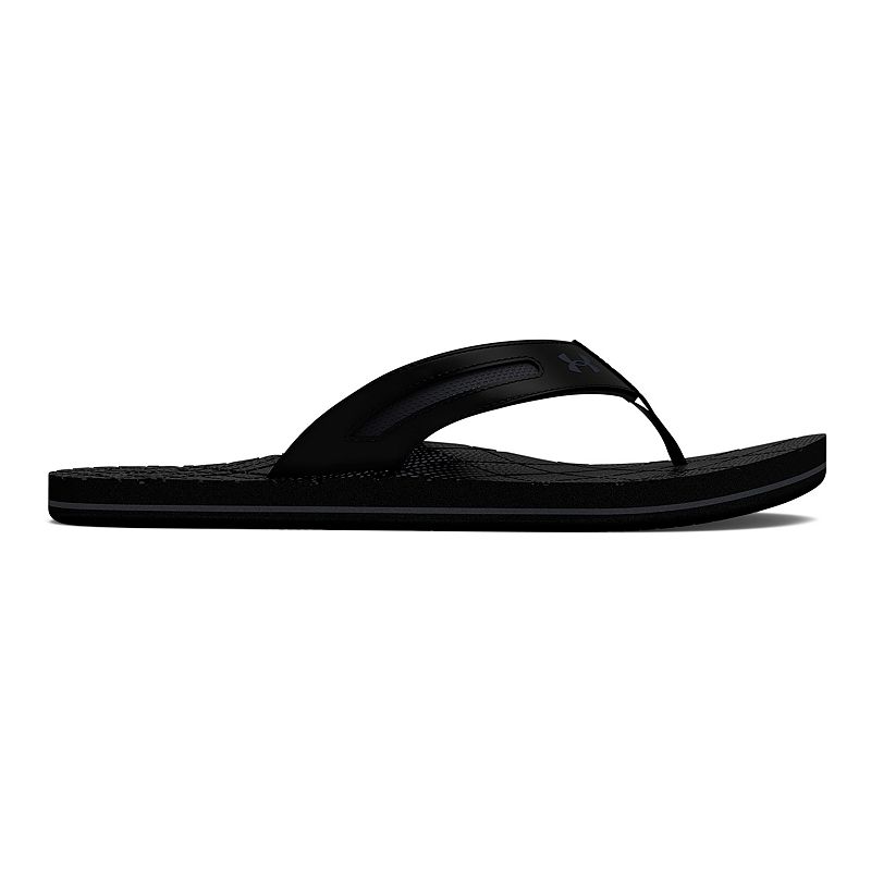 Under Armour Marathon Key V Grade School Kids Sandals, Boys, Size: 1, Bla - 3025050-001 - Sandals  sku 3025050-001