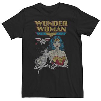 Big & Tall DC Comics Wonder Woman Vintage Tee