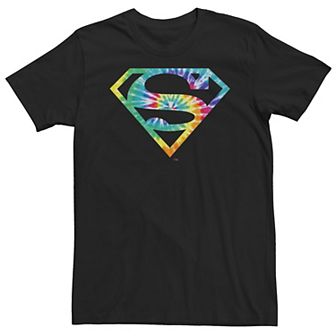 Big & Tall DC Comics Superman Tie-Dye Logo Tee