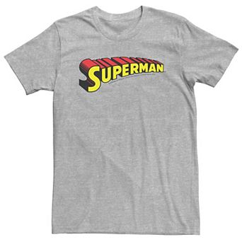 Big & Tall DC Comics Superman Bold Text Logo Tee