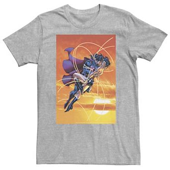 Big & Tall DC Comics Superman & Lois Lane The Kiss Poster Tee