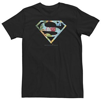 Big & Tall DC Comics Superman Tropical Logo Fill Tee
