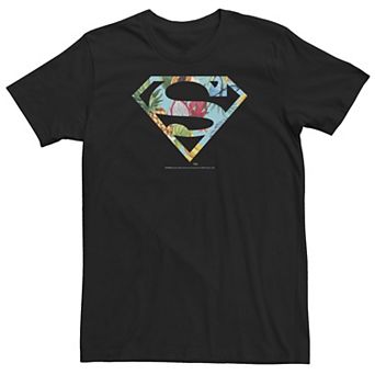 Big & Tall DC Comics Superman Tropical Logo Fill Tee