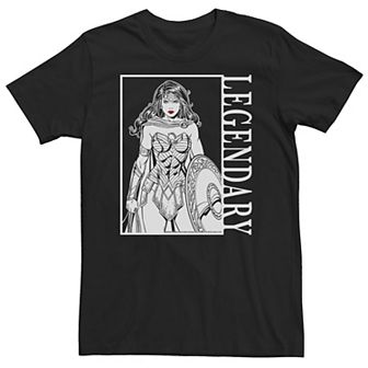 Big & Tall DC Comics Wonder Woman Legendary Poster Tee