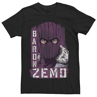 Men's Marvel The Falcon And The Winter Soldier Baron Zemo Portrait Tee