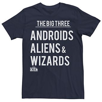 Men's Marvel Falcon & Winter Soldier Aliens Androids & Wizards Tee