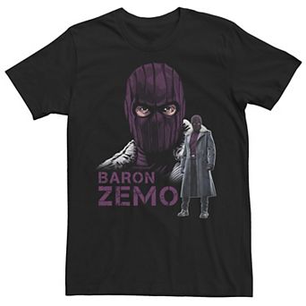 Men's Marvel The Falcon And The Winter Soldier Baron Zemo Collage Tee