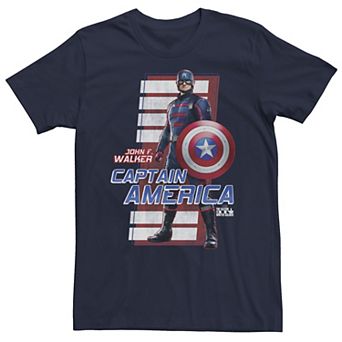 Men's Marvel Falcon & Winter Soldier John F. Walker Captain America Tee