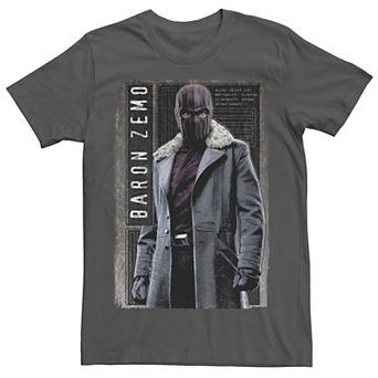 Men's Marvel The Falcon And The Winter Soldier Baron Zemo V2 Tee