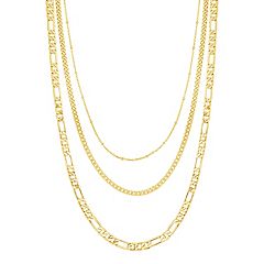 Kohls gold deals necklace chains