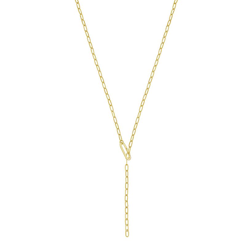 MC Collective Chain Link Lariat Necklace, Womens, Size: 24, Multicolor