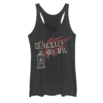 Disney's Cruella Juniors' Spray Paint Graphic Tank Top
