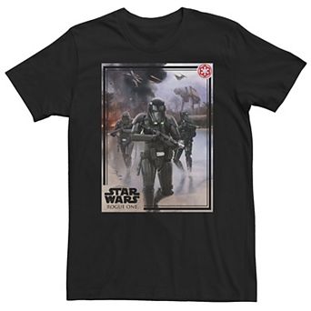 Big & Tall Star Wars Death Trooper Army Poster Tee