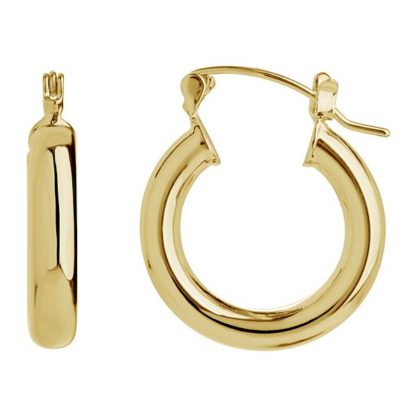 MC Collective Chunky Tube Hoop Earrings