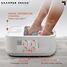 Sharper Image Hydro Spa Plus Foot Bath Massager, Heated with Rollers & LCD Display
