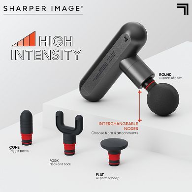 Sharper Image Powerboost Move Deep Tissue Travel Percussion Massager