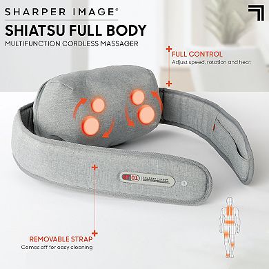 Sharper Image Shiatsu Full Body Multifunction Cordless Massager