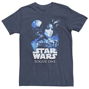 Big & Tall Star Wars Rogue One Jyn Erso Poster Tee