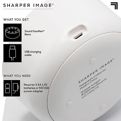 Sharper Image Sleep Therapy White Noise Machine