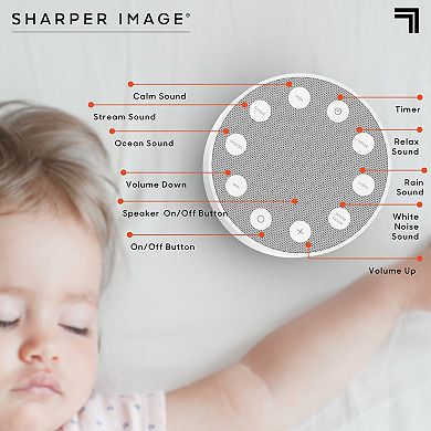 Sharper Image Sleep Therapy White Noise Machine