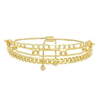MC Collective Layered Chain Bracelet