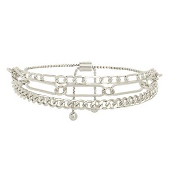 MC Collective Layered Chain Bracelet