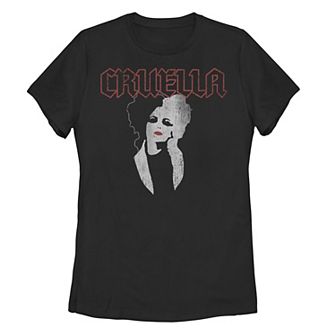 Disney's Cruella Juniors' Dark Portrait Tee