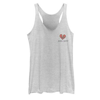 Disney's Cruella Juniors' Rebel Heart Logo Tank Top