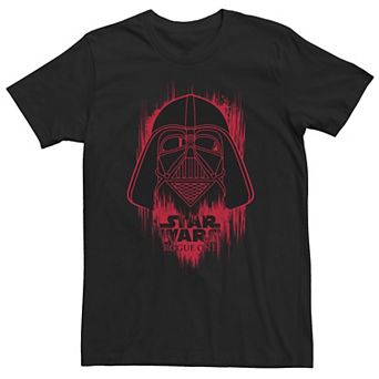 Big & Tall Star Wars Rogue One Darth Vader Head Rush Tee