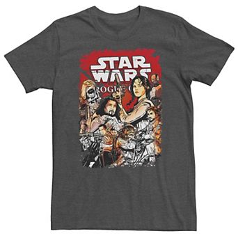 Big & Tall Star Wars Rogue One Team Poster Tee