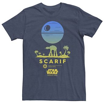 Big & Tall Star Wars Scarif Star Gradient Poster Tee