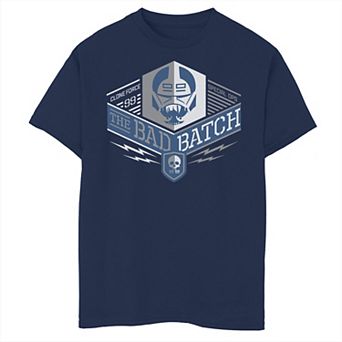 Boys 8-20 Star Wars The Bad Batch Blue Hue Crest Graphic Tee