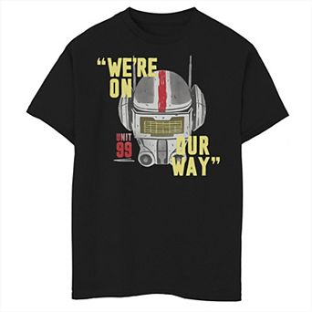 Boys 6-20 Star Wars The Bad Batch We're On Our Way Text Overlay Portrait Graphic Tee