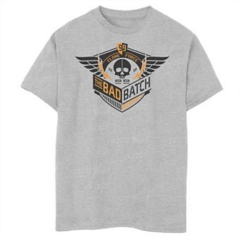 Boys 8-20 Boys Star Wars The Bad Batch Clone Force 99 Crest Graphic Tee
