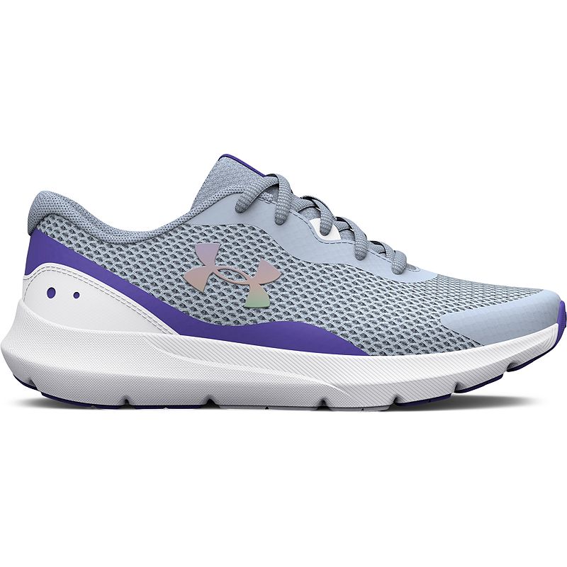 Under Armour Surge 3 Grade School Kids Shoes, Girls, Size: 4, Blue - 3025013-400 - Athletic Shoes and Sneakers  sku 3025013-400