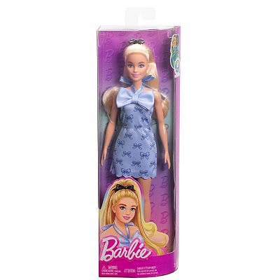 Barbie Fashionistas Doll #237 in Halter Dress with Bow Accessory