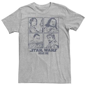 Big & Tall Star Wars Rogue One Rebel 4-Square Tee