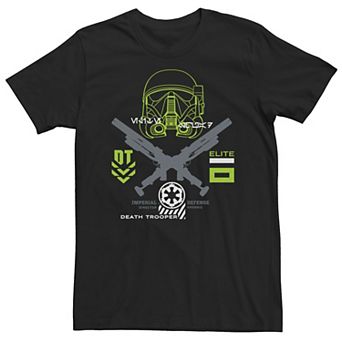 Big & Tall Star Wars Rogue One Death Trooper Imperial Defense Tee