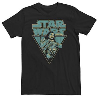 Big & Tall Star Wars Rogue One Green Baze Triangle Tee